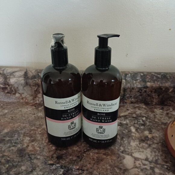 Russell & Windsor Other - NEW LOT OF 2  Russell & Windsor Destress Rose Scented  Hand Wash 16.9 oz Each